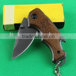 OEM Wood Handle Multi-function Pocket Knife thumbnail-5