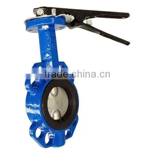 Wafer Type Double Half Shaft Butterfly Valve Without Pin thumbnail-1