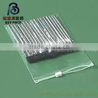 Durable Materail Printed Customized 4 Side Seal Clear/transparent Slider Zipper Bag/pouch for Drawing Pencil thumbnail-1