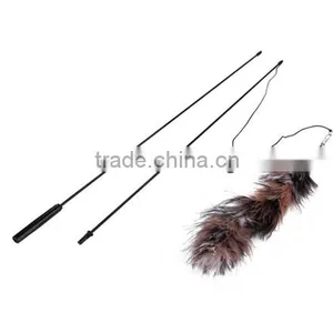 QQPET Factory Fashion Feather Cat Rod Cat Toys Variety Pack for Kitty thumbnail-5