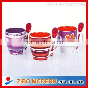 Ceramic Mug With Spoon thumbnail-5