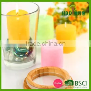 Buy Glass Jars Wood Lid,High Quality Wood Lid For Candle Jar thumbnail-3