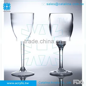 Acrylic Clear 177ml Transparent Barware Plastic Wine Glass thumbnail-2