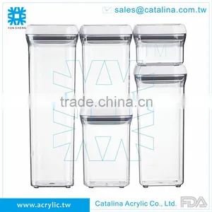 Hot Sale Square Flip-tite Airtight Canister thumbnail-3