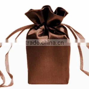 Custom Hair Extension Bags With Drawstring Close thumbnail-1