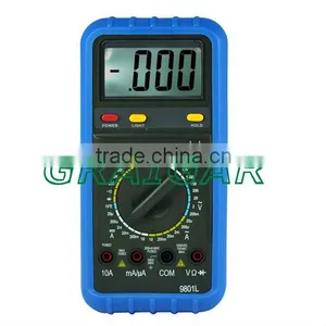 Digits Display Manual Range Digital Multimeter DMM HP-9801L HP9801L thumbnail-1