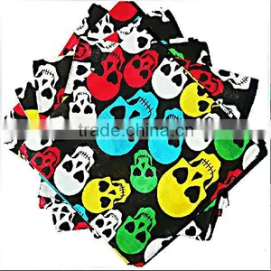 New Design Colorful Print Skull Bandana thumbnail-1