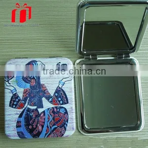 Manufacturer Pu/leather Pocket Mirror thumbnail-1