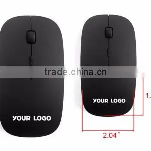 Computer Cordless Mice Flat Mouse Slim Wireless Mouse thumbnail-3