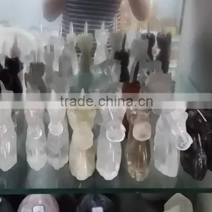 Wholesale Polished Crystal Gift Items Unicorn ,Carving Stone for Crafts thumbnail-5