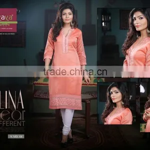 Fashion Design Embroidery Work Kurtis thumbnail-5