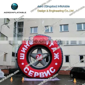 Hot Selling Product Replicas Inflatable Tire Advertising thumbnail-1
