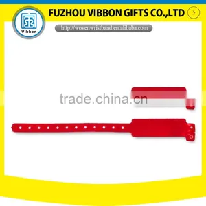 Made in China Multi-tab Pvc Wristband for Meeting thumbnail-4