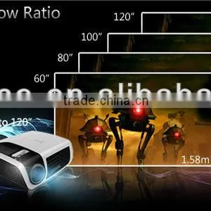 Hottes!!! C7 -Luxcine World 1st 1080p Android 4.0 Portable Projector thumbnail-1