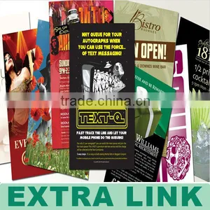Fashion Restaurant Leaflet,Leaflet Printing, Flyer Design (14th-year Printing Experience) thumbnail-1