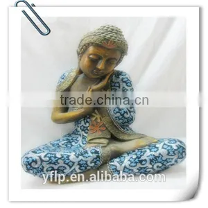 Resin Sitting and Closing Eyes Hindu God Craft for Home Decoration thumbnail-1