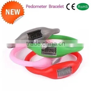 Best Selling Silicone Bracelet Wristband Pedometer thumbnail-1
