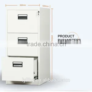 Metal Vertical 3 Drawer Metal File Cabinet Metal Instrument Cabinet for Sale thumbnail-2