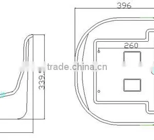 Vinyl Cover Kubota Tractor Seat for Kubota Tractor (YY7) thumbnail-4