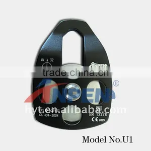 Aluminum Single Rescue Pulley for Rescue Industrial Fall Protection Height Work thumbnail-2