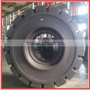 Solid Tyes 18.00x25 18.00-25 Solid Rubber Tires For Hyster Masted Container Handlers H1150HD-CH With Long Warranty thumbnail-4