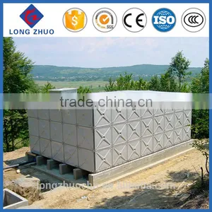 Large Volume Hot Dip Galvanized Steel Water Tank thumbnail-1