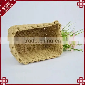 Home Decoration Recyclable Paper Rope Handcraft Flower Gift Basket thumbnail-2