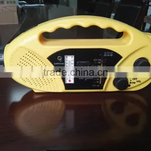 Solar Dynamo Radio With LED Torch and Cell Phone Charger and Thermometer thumbnail-3