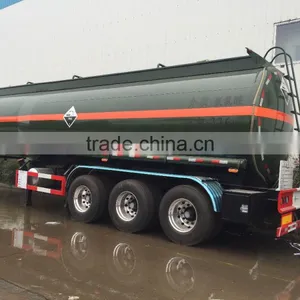 27m3 Chemical Road Tanker Trailer for Ammonium Nitrate / German Saltpetre Transportation thumbnail-1