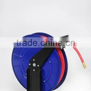 Metal Material Air Hose Reel With 15m Rubber Air Hose thumbnail-3