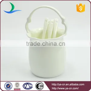 Wholeale Ceramic Kitchen Utensil Spoon and Fork Container thumbnail-1