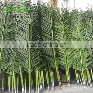 SJLJ013781 Guangzhou Factory Direct Selling Artificial Foliage Leaves High Simulation Artificial Palm Tree Leaves thumbnail-3