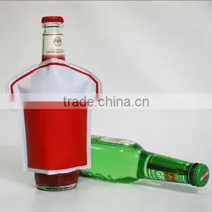 PVC Gel Sports Jacket Can Cooler Football T-shirt Design Wine Bottle Cooler thumbnail-2