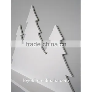 Woodland Tree Wall Shelf Medium White Kids Room Wall Decor Kids Shelf thumbnail-3