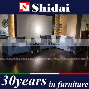 New Model Blue Color Big Corner Sofa Sectional G1105-RE thumbnail-2
