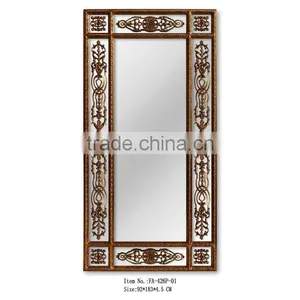 Baroque Mirror Frame Rectangular Bathroom Mirrors thumbnail-1