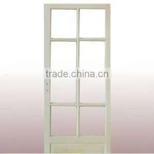 Good Quality Glass Insert Wood Interior Door thumbnail-1