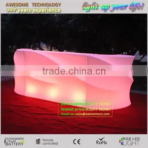 Plastic Material Colourful LED Furniture for Nightclub / Nightclue Brothel Furniture With Led Lights thumbnail-2