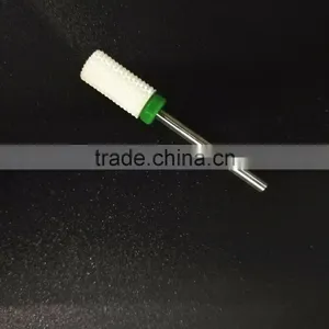 Large Barrel(Cylinder) Ceramic Nail Drill Bits With Coarse Type thumbnail-1