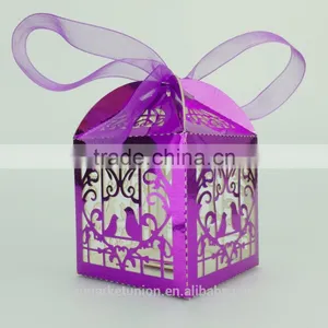 Customized Foldable Sweet Wedding Candy Box Romantic Paper Wedding Box thumbnail-5