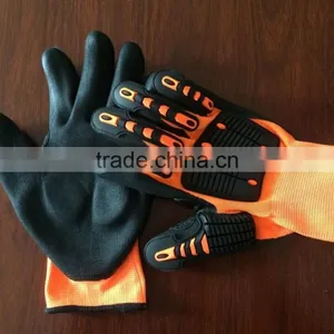 Cut Resistance Gloves ! TPR Back Impact Gloves thumbnail-2