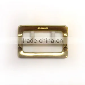 Rectangle Design Solid Brass Center Bar Buckle With Double Prong, Belt Buckle thumbnail-4