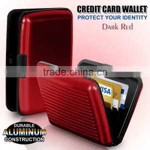 Aluminum Metal Waterproof Box Case Business Credit Card Holder Wallet thumbnail-5