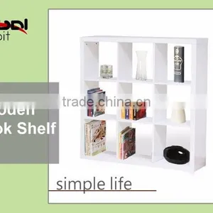 New Design Furniture Storage Wood Bookcase Wooden Book Shelf thumbnail-5