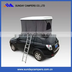 Sunday Campers Family Camping Hard Shell Roof Top Campers Tent thumbnail-1