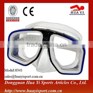 Cheap Multi Colors Jumbo Face Scuba View Diving Mask thumbnail-3