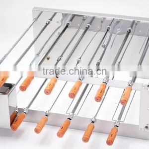 Rotating Grill in Stainless Steel (Doble Version) - CRID 11 Skewers Arke thumbnail-1