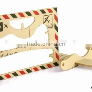 2016 Art Craft Custom Made DIY Wooden Card Wood Crafts/gifts in Laser Cut Engraving thumbnail-2
