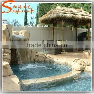 2016guangzhou Home Decorate Fiberglass Rock Waterfall Used Water Fountain for Sale thumbnail-5