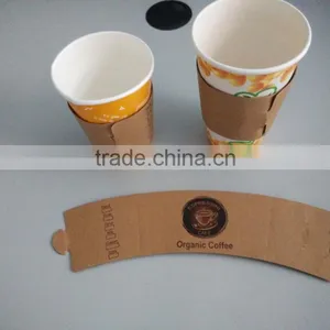Hot Beverage Coffee Cup Sleeve 2 to 20 Oz. Paper Sleeves thumbnail-5